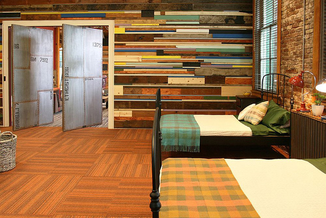 [Ý tưởng] Phòng ngủ sử dụng gỗ tái chế cực kỳ ấn tượng 49