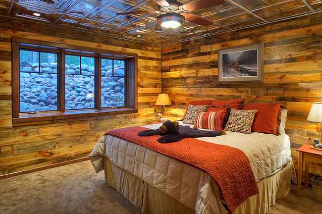 [Ý tưởng] Phòng ngủ sử dụng gỗ tái chế cực kỳ ấn tượng 77