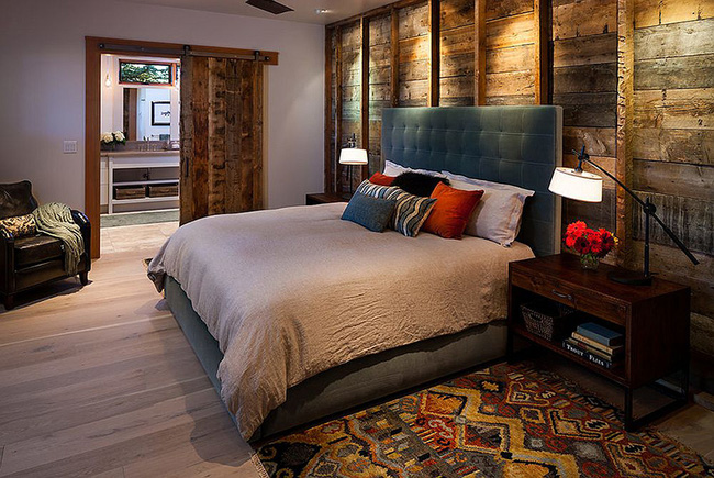 [Ý tưởng] Phòng ngủ sử dụng gỗ tái chế cực kỳ ấn tượng 45