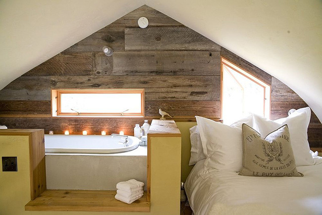 [Ý tưởng] Phòng ngủ sử dụng gỗ tái chế cực kỳ ấn tượng 91