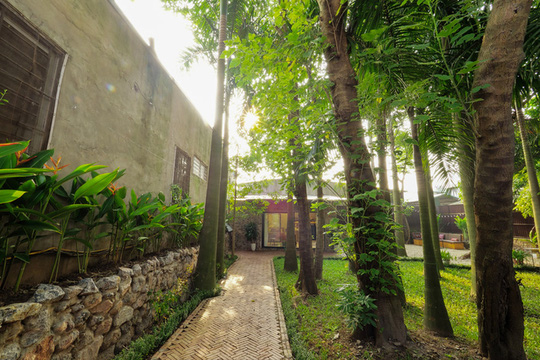 Ngôi nhà đẹp như cổ tích lọt thỏm giữa vườn cây ở Hà Nội (2)