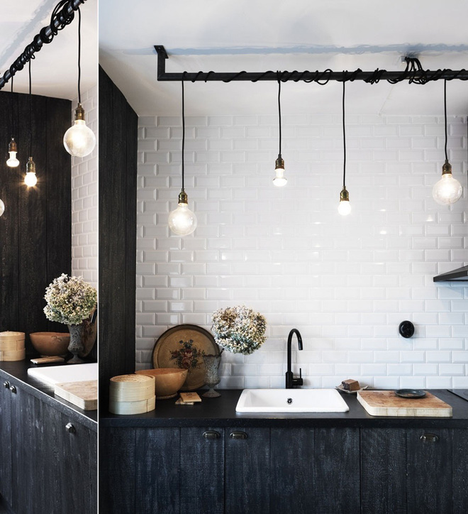 16 thiết kế phòng bếp đẹp với hai gam màu đen trắng (12)