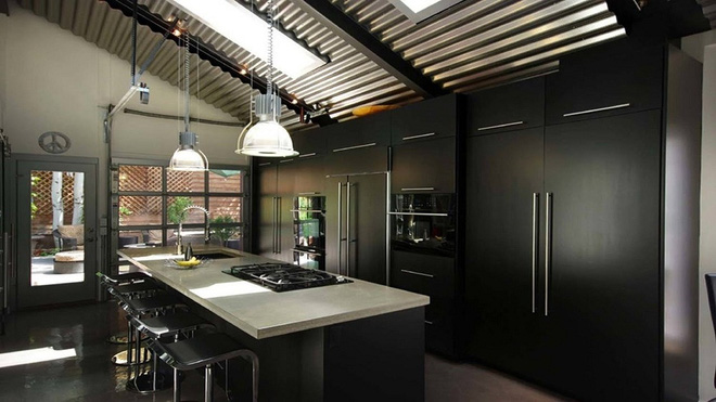16 thiết kế phòng bếp đẹp với hai gam màu đen trắng (15)