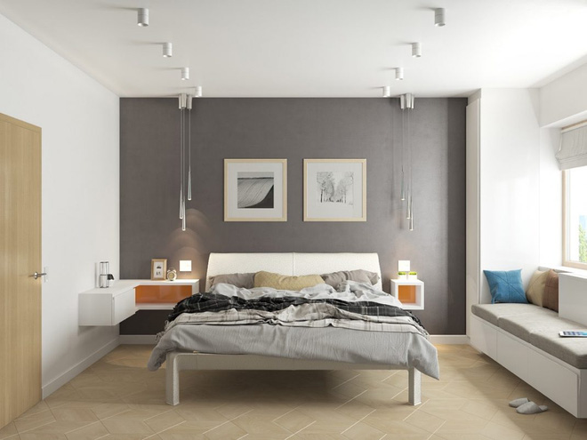Những không gian phòng ngủ đẹp màu xám (12)