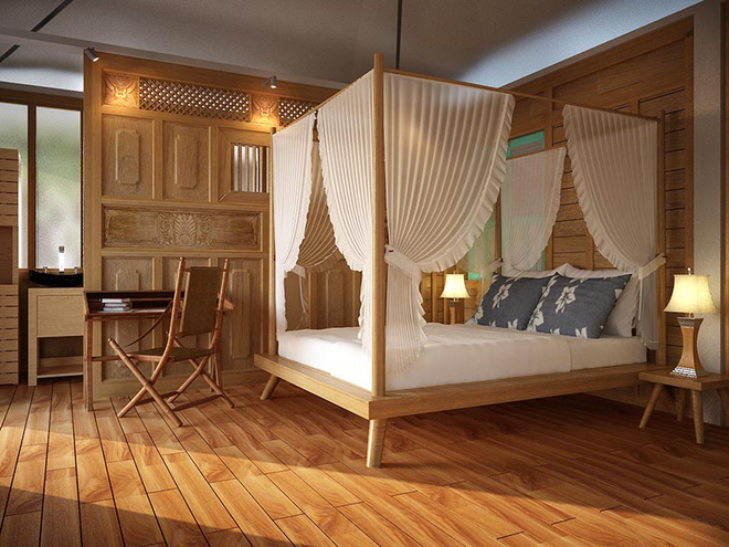 Không gian phòng ngủ thêm thơ mộng nhờ kiểu giường canopy - Nhà Đẹp Số (6)