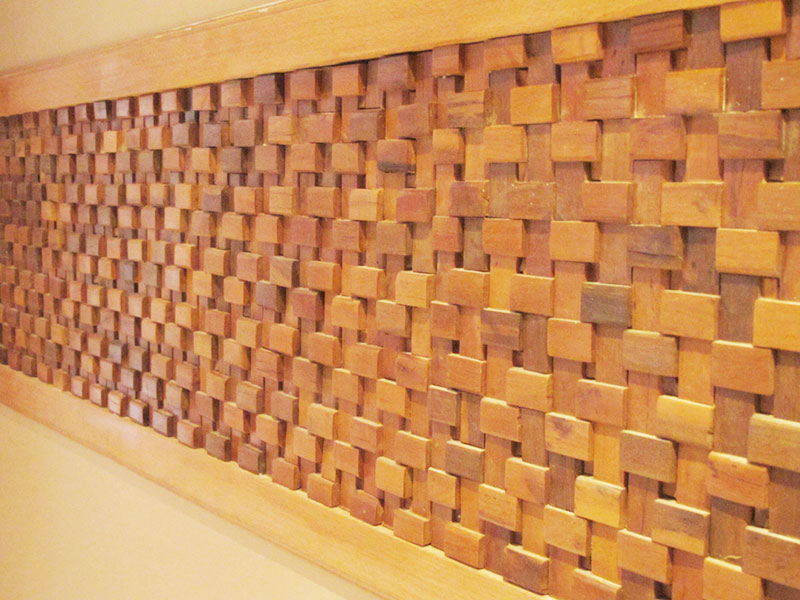gạch mosaic gỗ