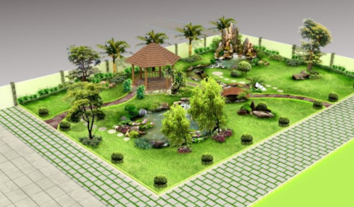 Bản thiết kế cảnh quan sân vườn