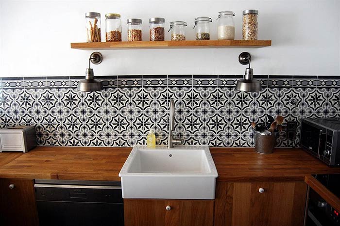 Gạch ốp tường bếp - bí quyết giúp không gian bếp thêm sang chảnh 70