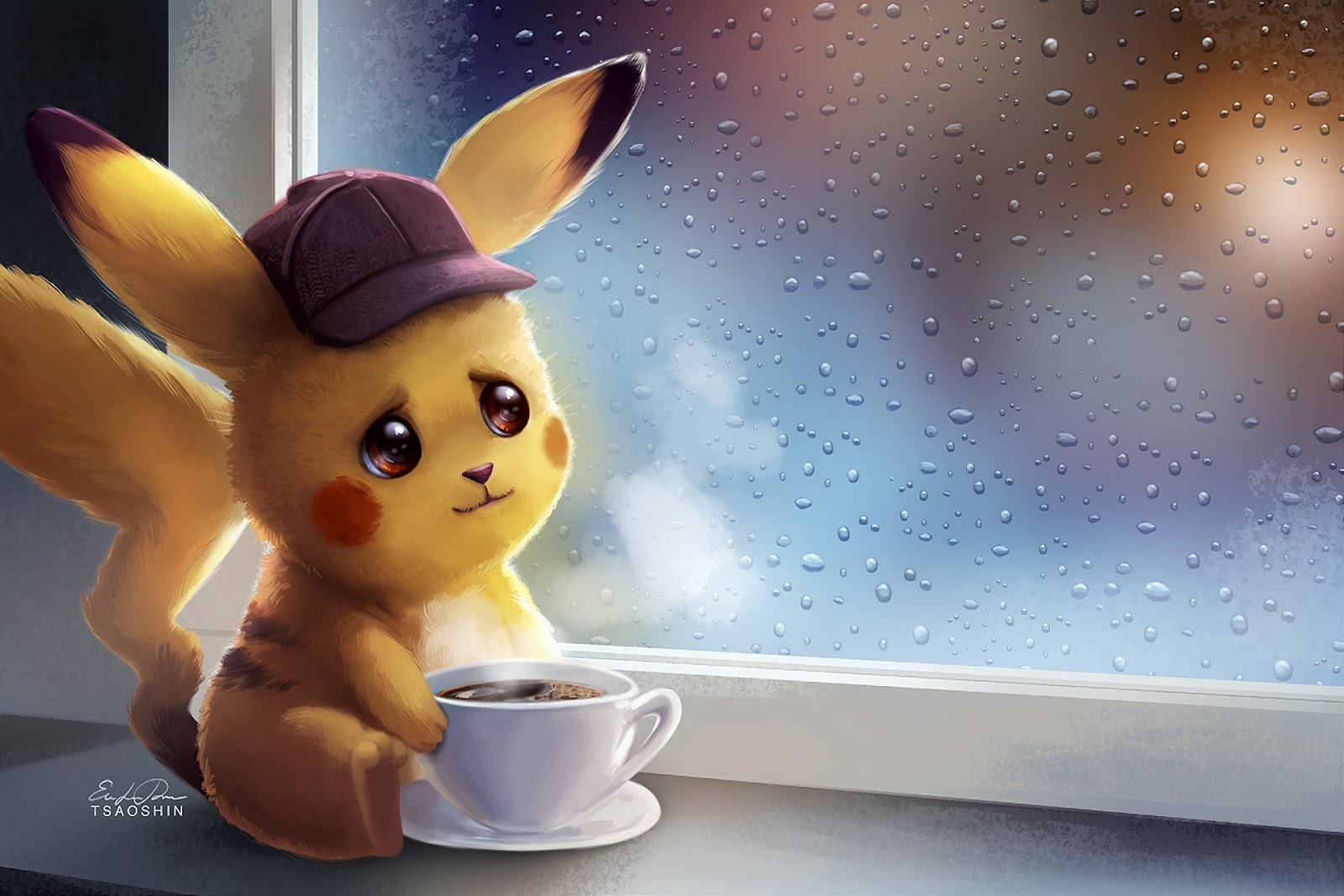 Hình ảnh pikachu khóc