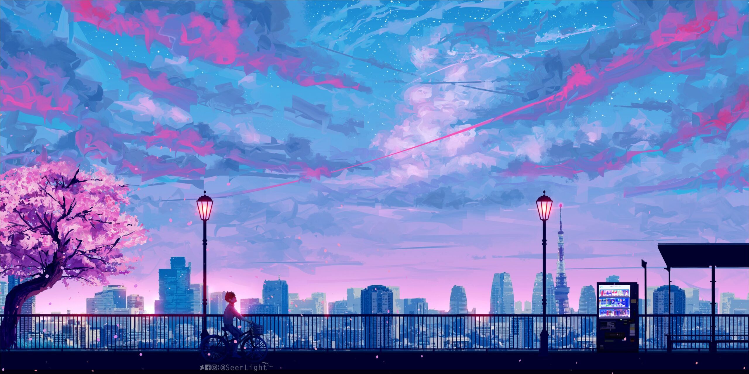 Anime phong cảnh thành phố