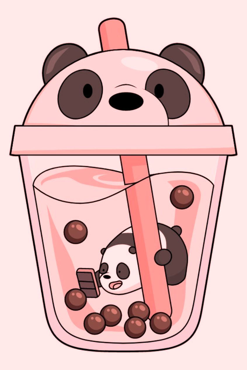 Trà sữa gấu trúc  Cute panda wallpaper Cute cartoon wallpapers Cute  kawaii drawings