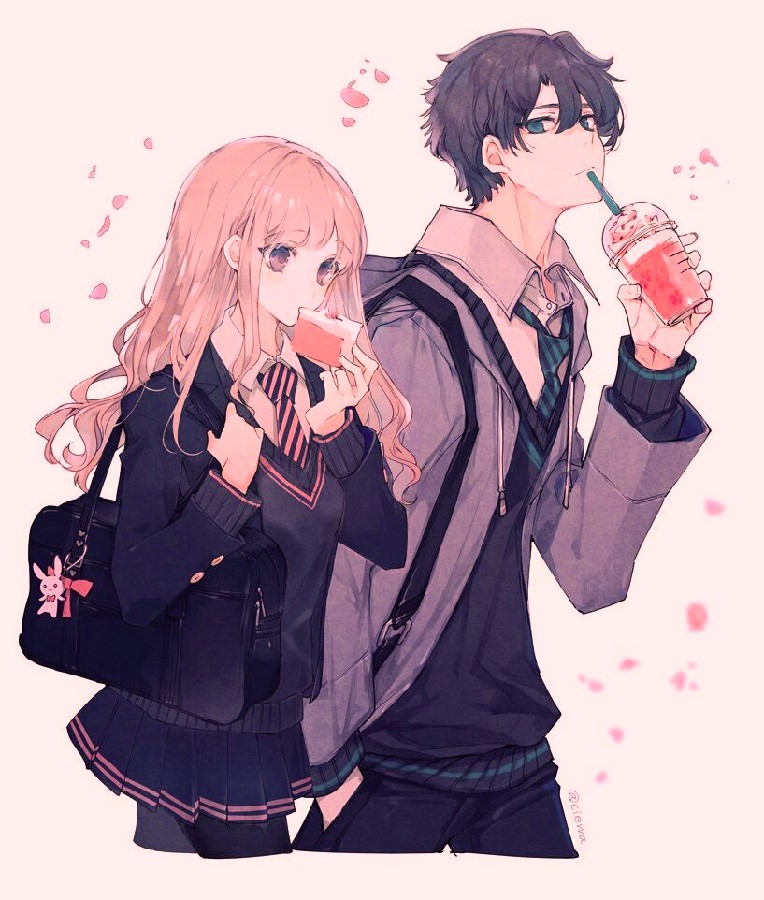 Hình cặp đôi anime đẹp