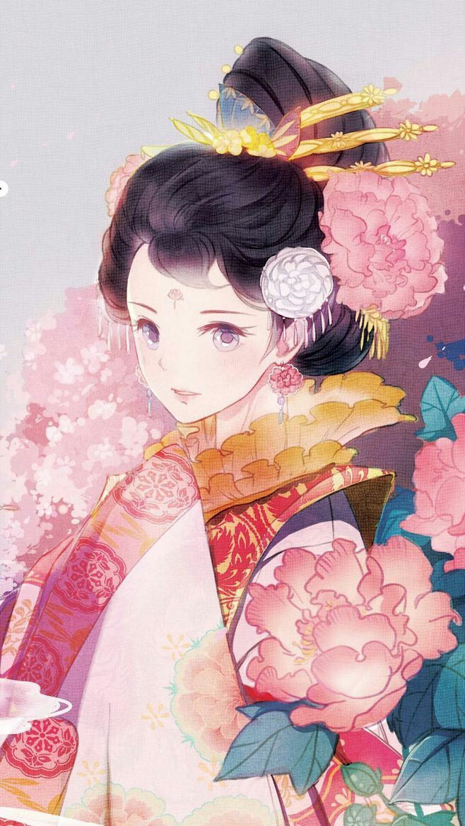 Hình anime nữ cổ trang Trung Quốc