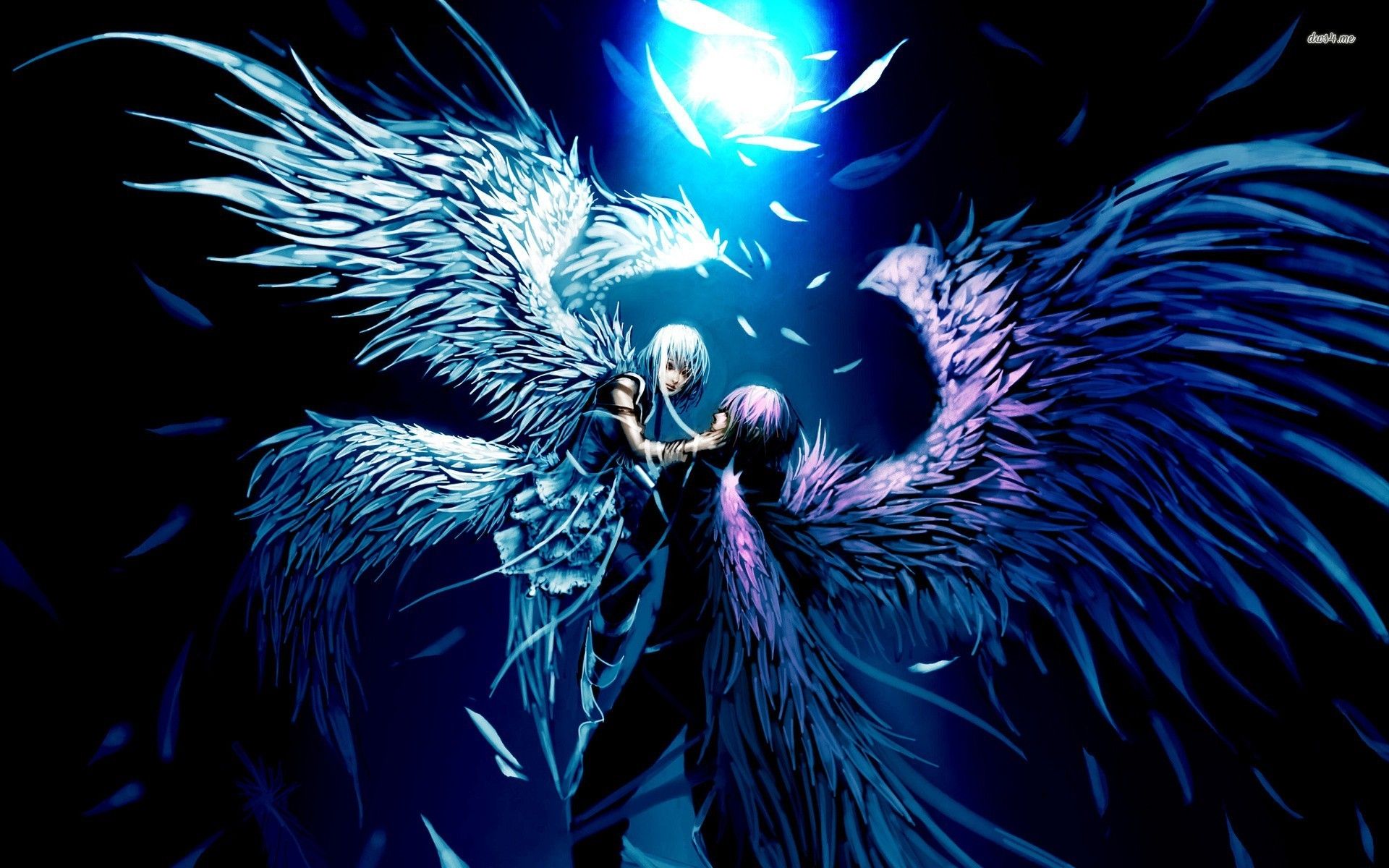 Hình anime thiên thần và ác quỷ