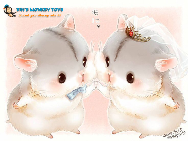 Hình ảnh chuột hamster chibi cute