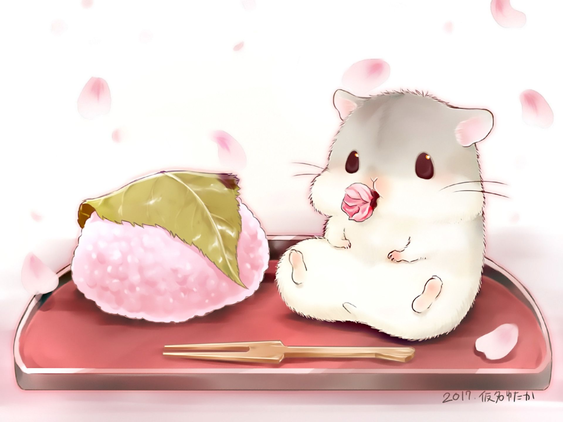 Ảnh chuột hamster chibi cute