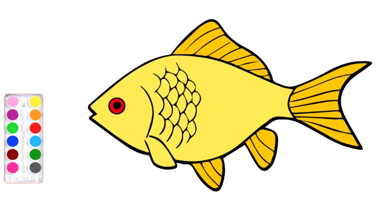 Hình ảnh con cá vàng bơi