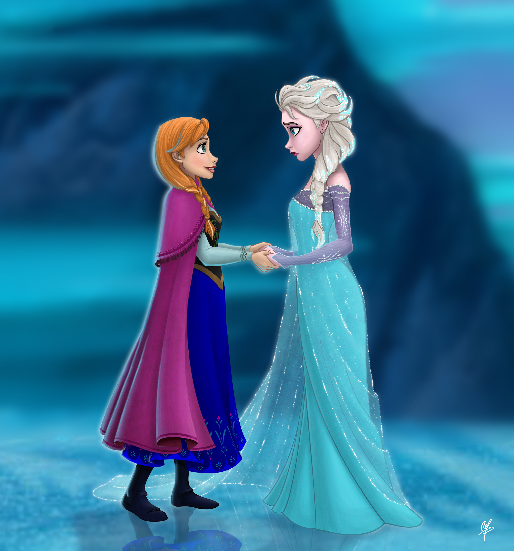 Hình ảnh Elsa và Anna
