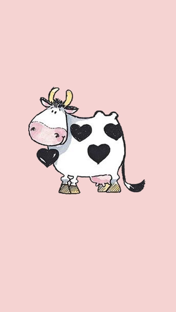 Top với hơn 101 hình nền con bò sữa màu hồng mới nhất  thdonghoadianeduvn