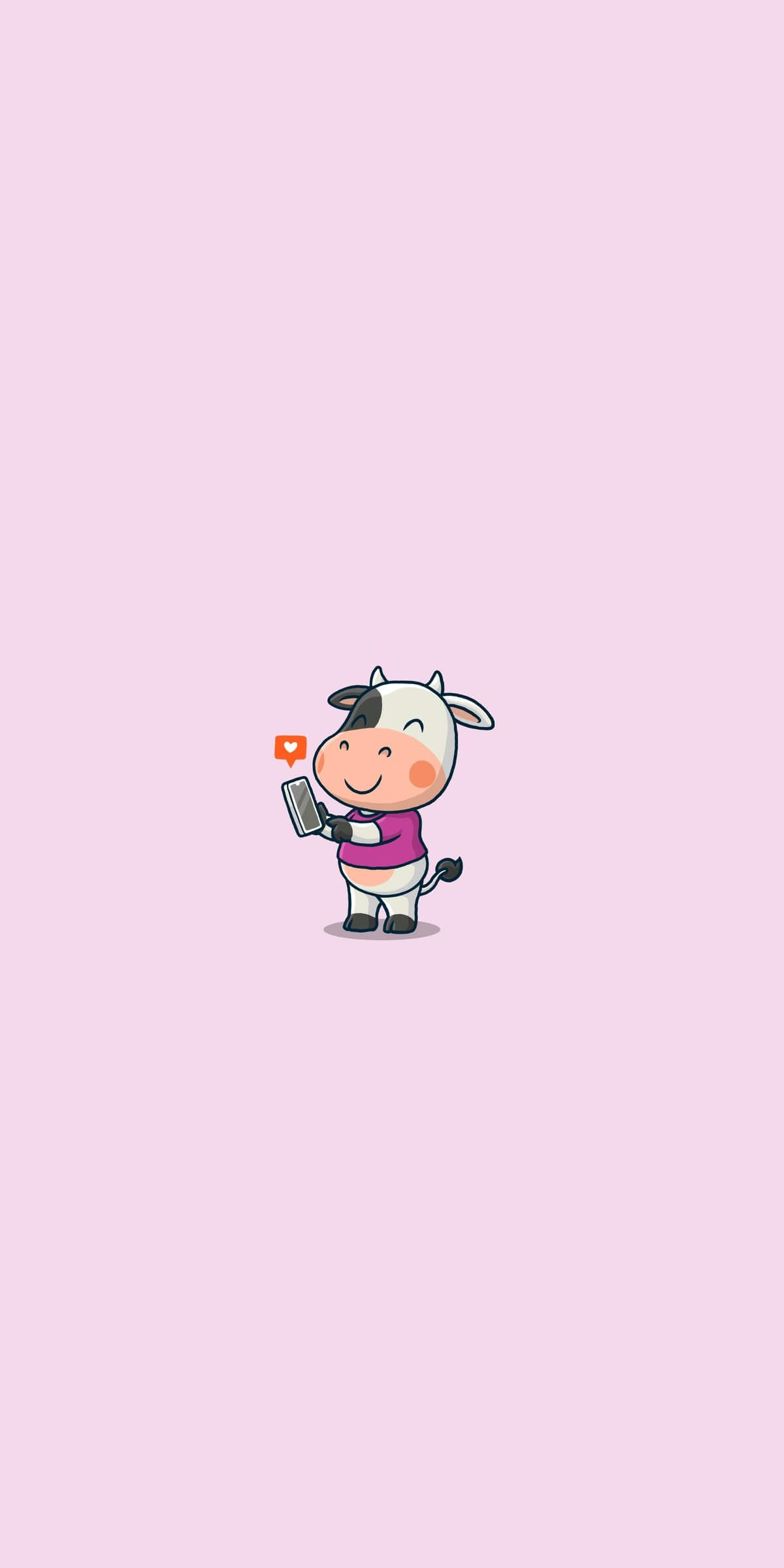 Nền bò sữa màu hồng