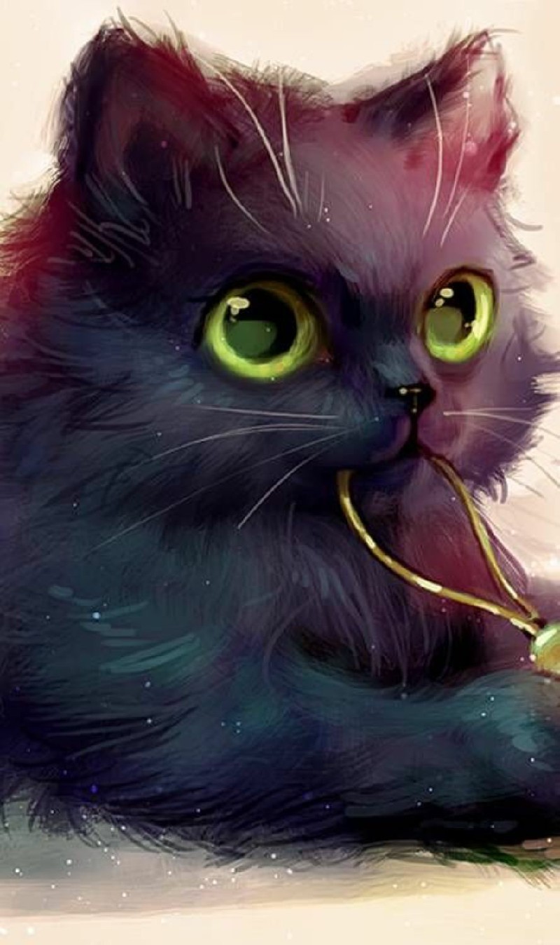 Tải Ngay 520+ Hình Ảnh Mèo Đen Anime Đẹp, Đáng Yêu, Dễ Thương 380