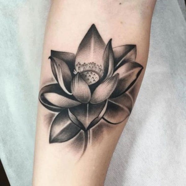 Tattoo hoa sen mini