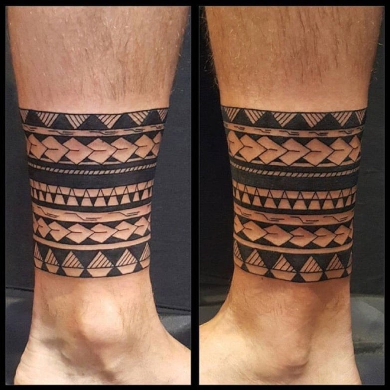 Vòng lắc chân tattoo