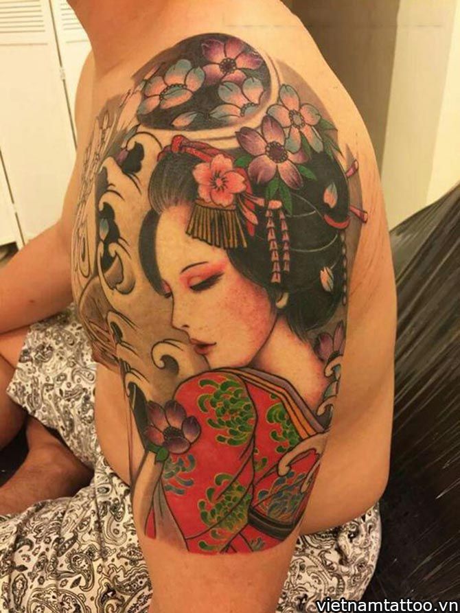 Hình xăm geisha