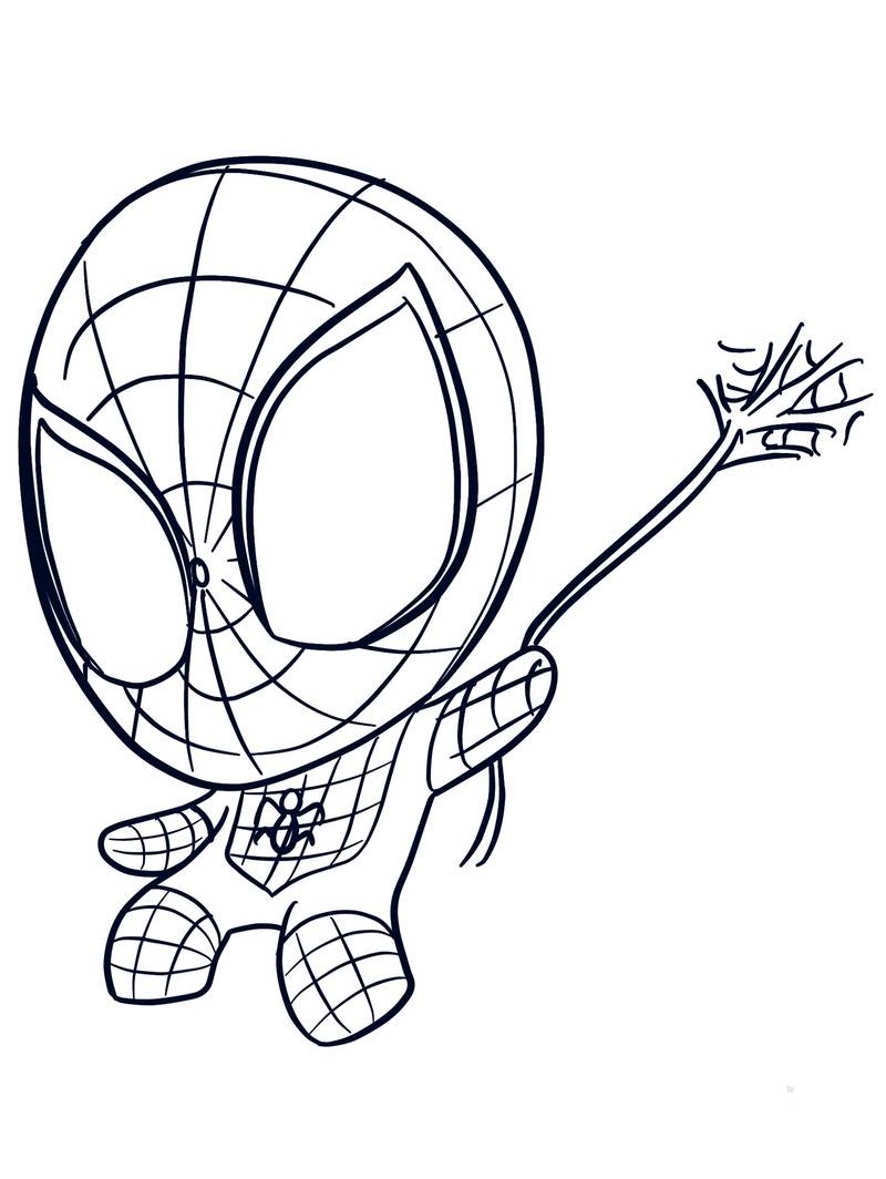 Chi tiết 51 về hình spiderman tô màu hay nhất  cdgdbentreeduvn