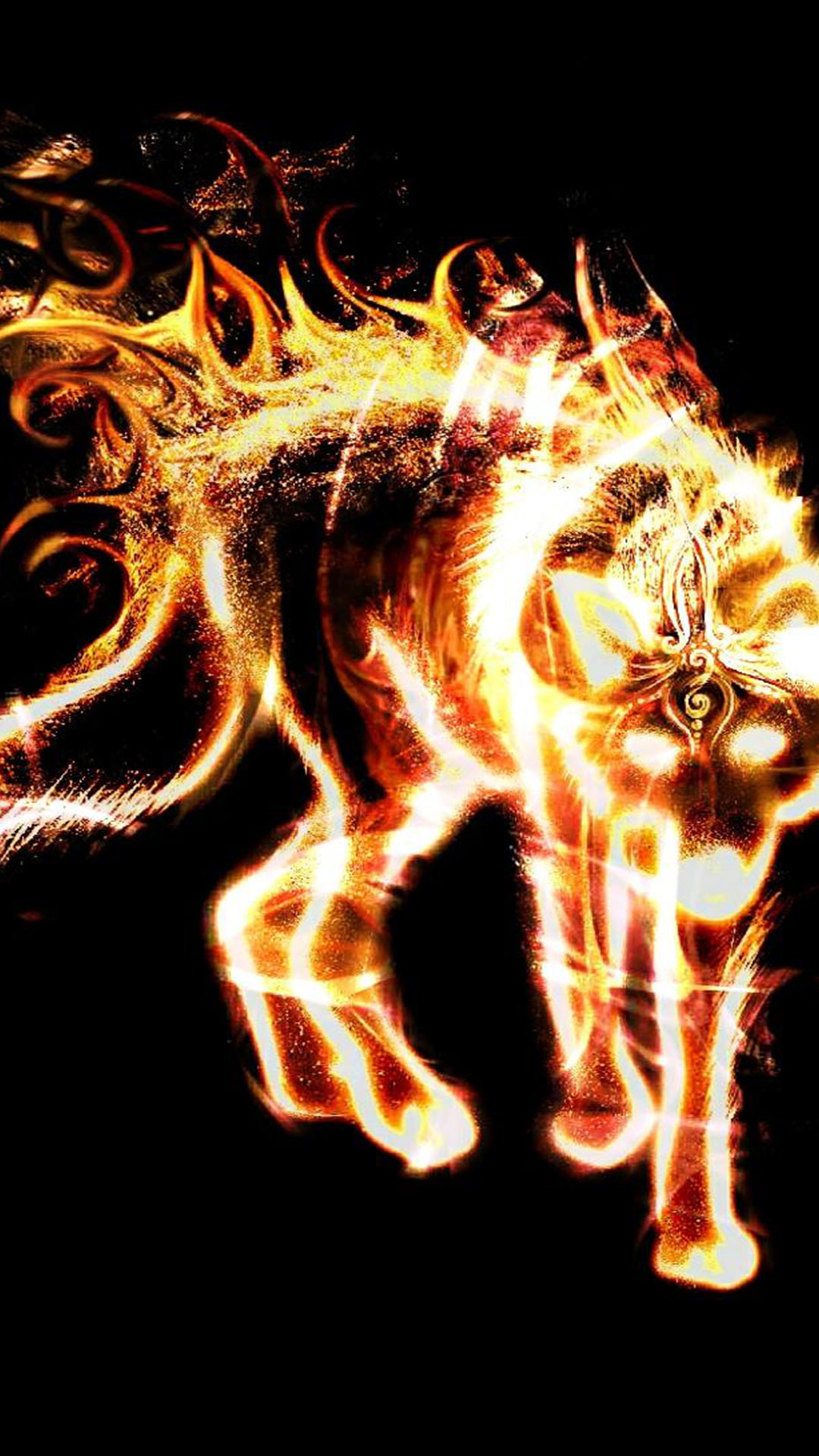 Rồng hình nền sói lửa