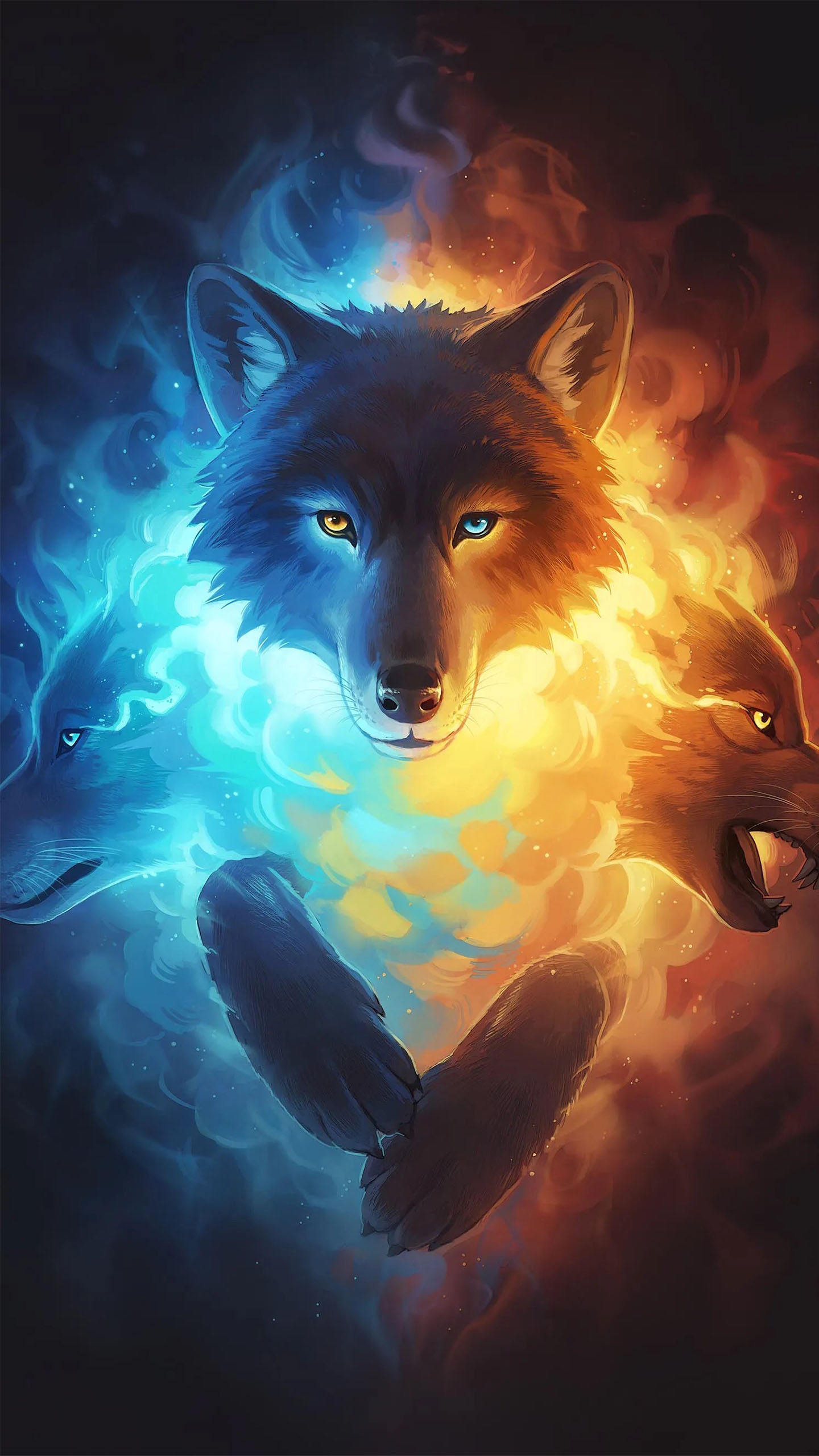 Hình ảnh sói lửa