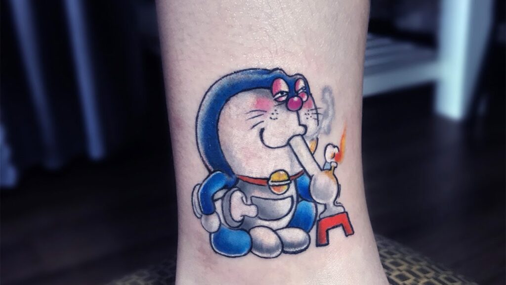 Top hình xăm Doraemon hút đá nhất được yêu thích nhất