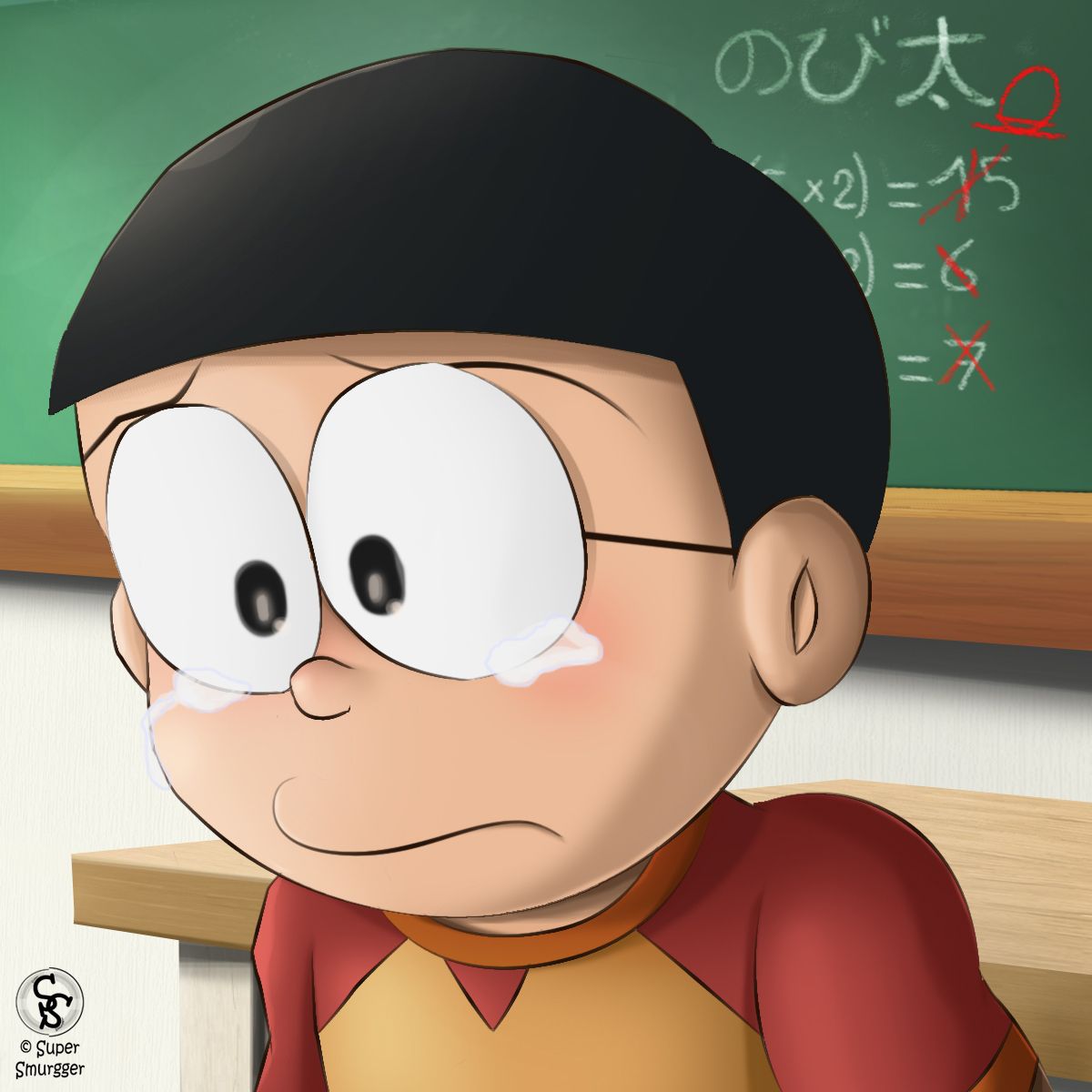 Ảnh mặt nobita buồn